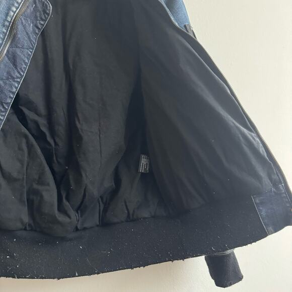 Hudson Jeans Denim Zip Up Bomber - XS - Picture 9 of 11